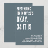 OP MAAT DOEN ALSOF IK IN MIJN TWINTIGJARIGE VERJAA KAART (Voorkant / Achterkant)