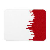 Op maat druppelend rode magneet – Strakke en schon (Horizontaal)