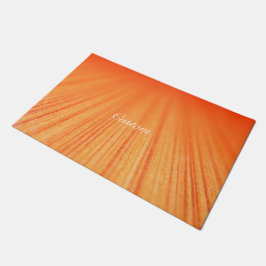 Op maat elegant bruin Abstract Deurmat