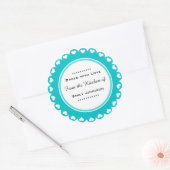 Op maat gebakken met liefde Stickers geschenk Labe (Envelop)