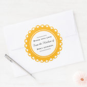 Op maat gebakken met liefde Stickers geschenk Labe (Envelop)