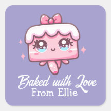 Op maat gebakken met Love Cake Stickers voor bakke
