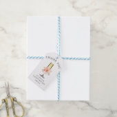 Op maat gebrand bubbelwater en brunch bruidsdouche cadeaulabel (Met Touw)