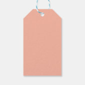 Op maat gebrand bubbelwater en brunch bruidsdouche cadeaulabel (Achterkant)