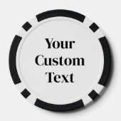 Op maat gedrukt foto tekst afbeelding afbeelding poker chips (Achterkant)