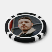 Op maat gedrukt foto tekst afbeelding afbeelding poker chips (Enkel)