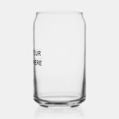 Op Maat Gedrukt – Upload Uw Eigen Ontwerp Blikvorm Glas (Links)