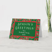 Op maat gedrukte wenskaart kaart (Voorkant)