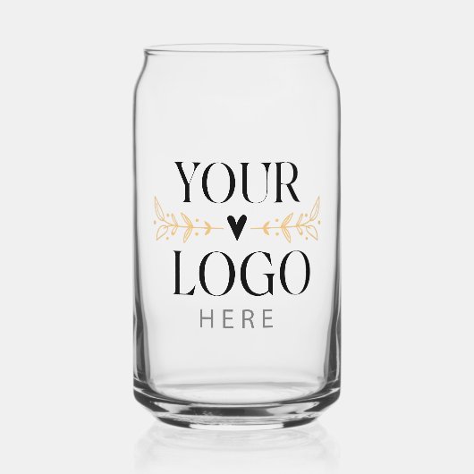 Op maat gedrukte zakelijke Logo Blikvorm Glas (Voorkant)