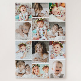 Op maat gemaakt 1.014-delig 12-foto collage Moeili Legpuzzel