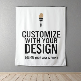 Op maat gemaakt 68x80" bedrijfsmerk  Gepersonalise Wandkleed