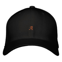 Op maat gemaakt "A" monogram Zapf Chancery lettert Geborduurde Pet