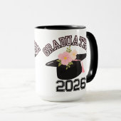 Op maat gemaakt afstudeercadeau mok (Voorkant rechts)