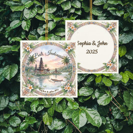 Op maat gemaakt Bali Indonesië Reis Sieraad Keramisch Ornament