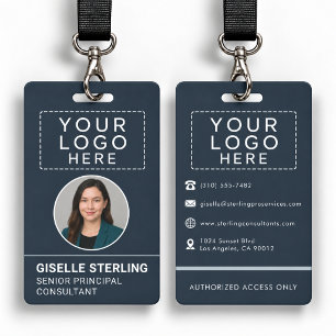 Op maat gemaakt bedrijf logo ID-badge met personee Badge