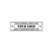 Op maat gemaakt bedrijfslogo en tekst zelfinktkuss  zelfinktende stempel (Design)