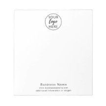 Op maat gemaakt bedrijfslogo notitieblok