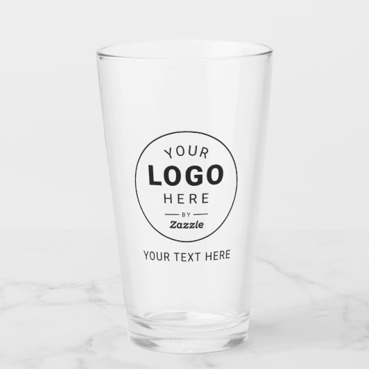 Op maat gemaakt bedrijfslogoontwerp glas (Voorkant)