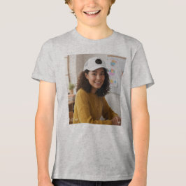 Op maat gemaakt beeld persoonlijk ontwerp Tri-Blend shirt