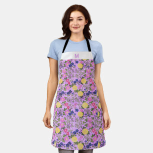 Op maat gemaakt bloemmotief trendy leuk 50ste verj schort