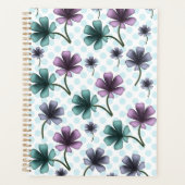 Op maat gemaakt bloempatroon cadeau iPhone / iPad  Planner (Voorkant)