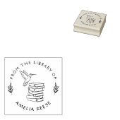 Op maat gemaakt boek uit de bibliotheek van Hummin Rubberstempel (Gestempeld)