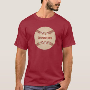 Op maat gemaakt boodschap baseball graphic in dist t-shirt
