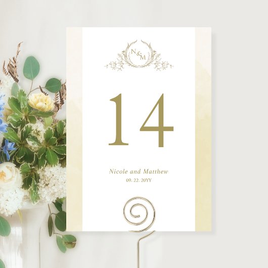 Op maat gemaakt, Chic Champagne Monogram Trouwfees
