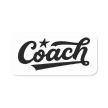 Op maat gemaakt Coach-logo label – Gepersonaliseer