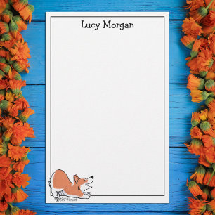 Op maat gemaakt Corgi Cute Hond Kunst Briefpapier
