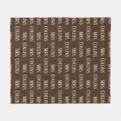 Op maat gemaakt dekbed voor mevrouw en meneer, huw fleece deken (Voorkant (Horizontaal))