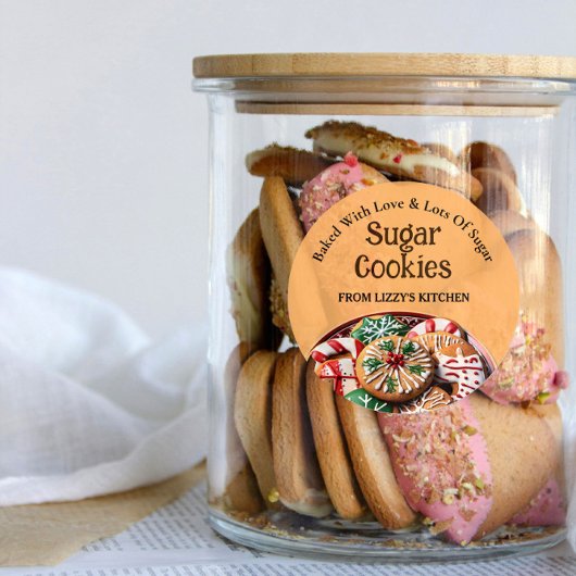 Op maat gemaakt door Cookies Label Sticker