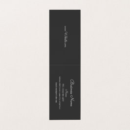 OP MAAT GEMAAKT EENVOUDIG VISITEKAARTJE