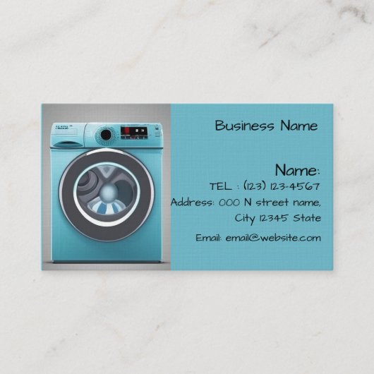 OP MAAT GEMAAKT EENVOUDIG VISITEKAARTJE (Voorkant)