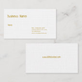 OP MAAT GEMAAKT EENVOUDIG VISITEKAARTJE (Voorkant / Achterkant)