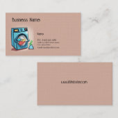 OP MAAT GEMAAKT EENVOUDIG VISITEKAARTJE (Voorkant / Achterkant)