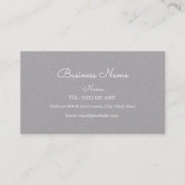 OP MAAT GEMAAKT EENVOUDIG VISITEKAARTJE