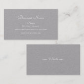 OP MAAT GEMAAKT EENVOUDIG VISITEKAARTJE (Voorkant / Achterkant)