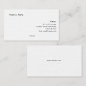 OP MAAT GEMAAKT EENVOUDIG VISITEKAARTJE (Voorkant / Achterkant)