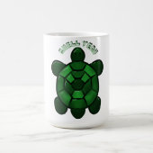 Op maat gemaakt en gepersonaliseerd Cute Turtle Koffiemok (Center)