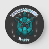 Op maat gemaakt en gepersonaliseerd geschenk voor ronde klok (Voorkant)