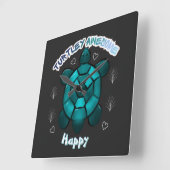 Op maat gemaakt en gepersonaliseerd geschenk voor  vierkante klok (Hoek)