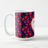 Op maat gemaakt en gepersonaliseerd Mooie Kersen V Koffiemok (Links)
