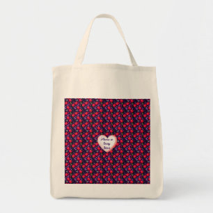 Op maat gemaakt en gepersonaliseerd Mooie Kersen V Tote Bag