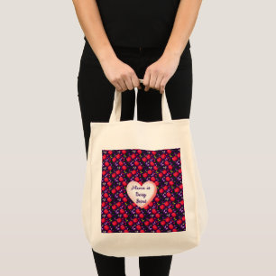 Op maat gemaakt en gepersonaliseerd Mooie Kersen V Tote Bag