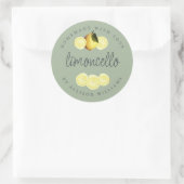 Op maat gemaakt etiket voor limoncello om zelf te (Tas)