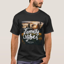 Op maat gemaakt familie vibe T-shirt