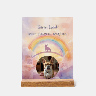 Op maat gemaakt Frans Bulldog-herdenkingspaneel va Acryl Bord