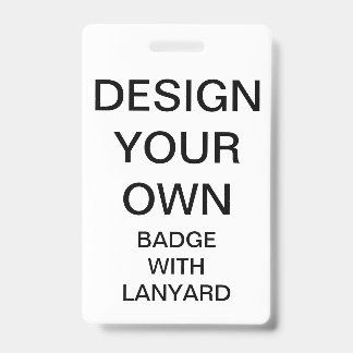 Op maat gemaakt gepersonaliseerd BADGE MET KOORDJE