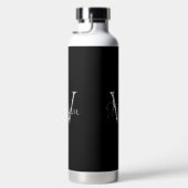 Op maat gemaakt gepersonaliseerd initieel script m waterfles (Rechts)